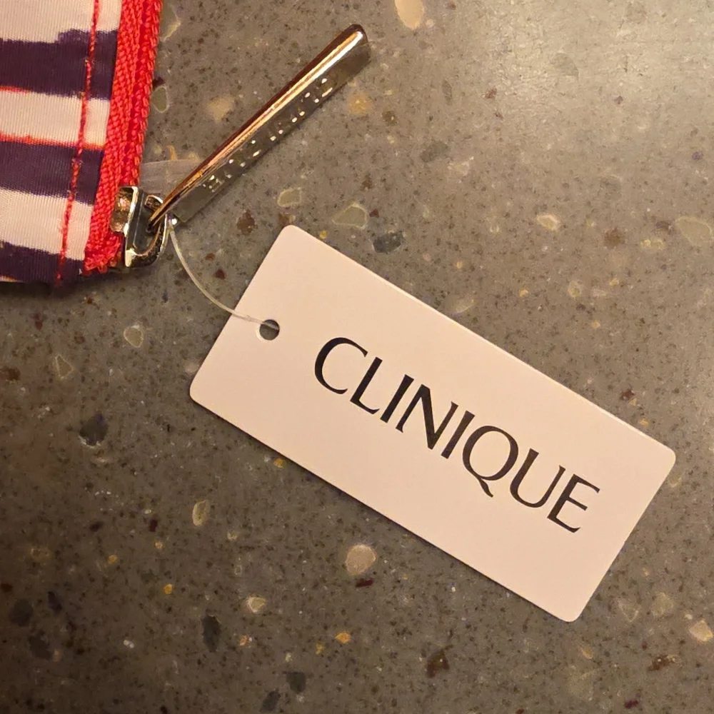 Clinique x Jonathan Cohen Cosmetic Zipper Bag NWT